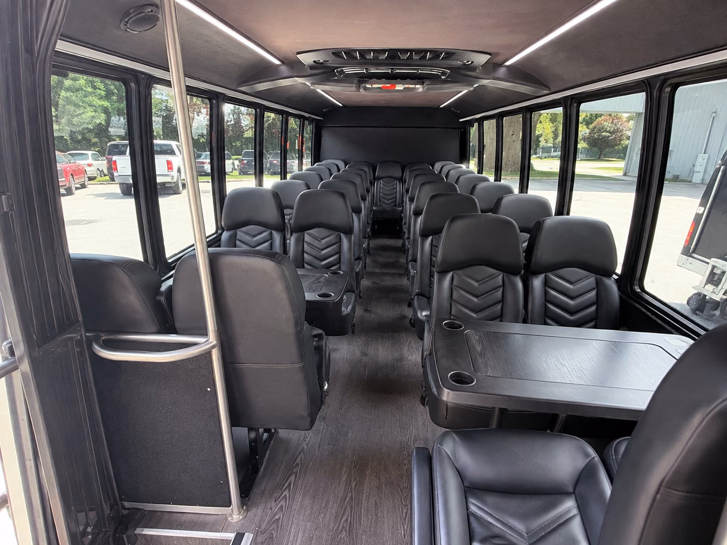 longmont 20 passenger minibus interior