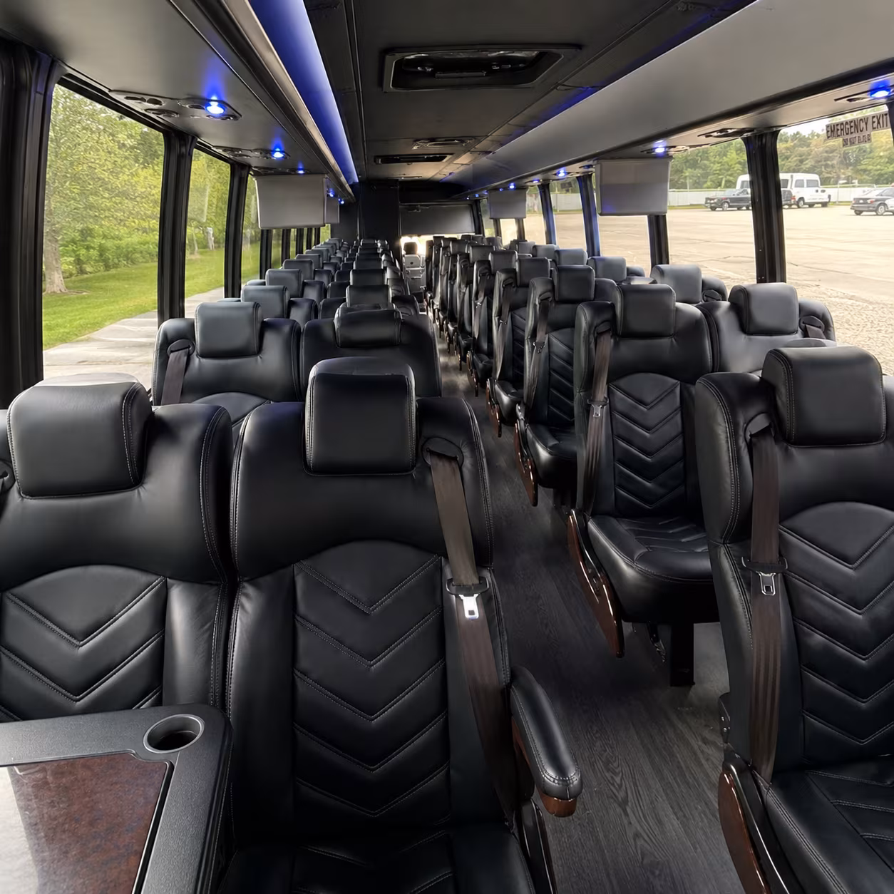 longmont 25 passenger minibus inside