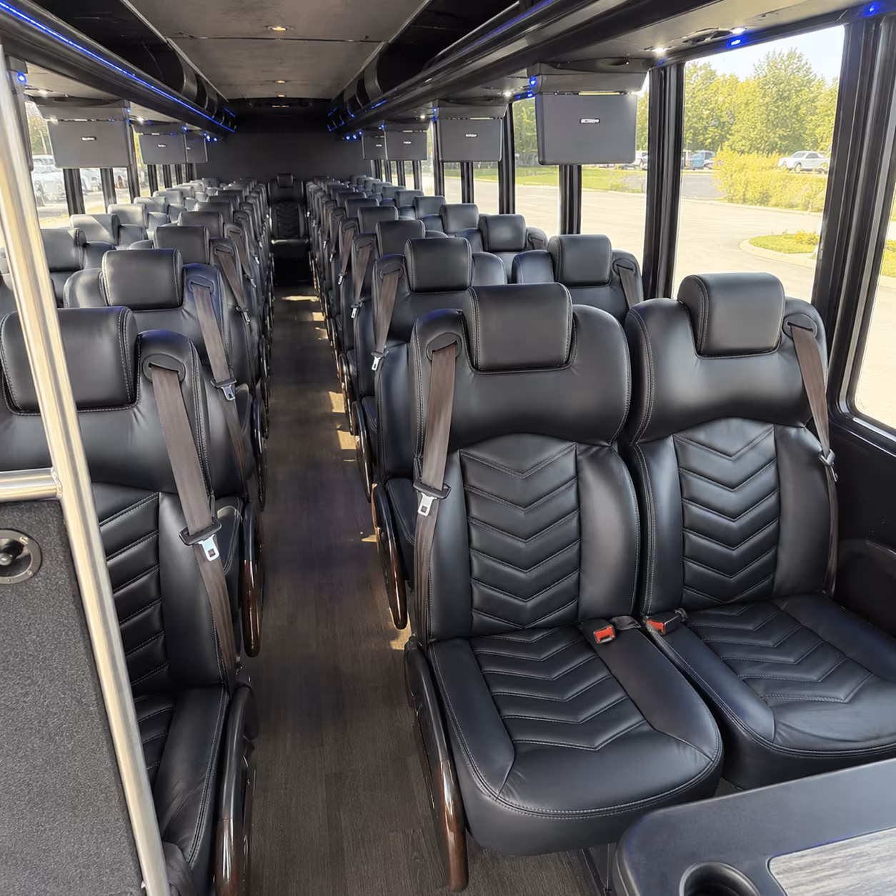 longmont 30 passenger minibus inside
