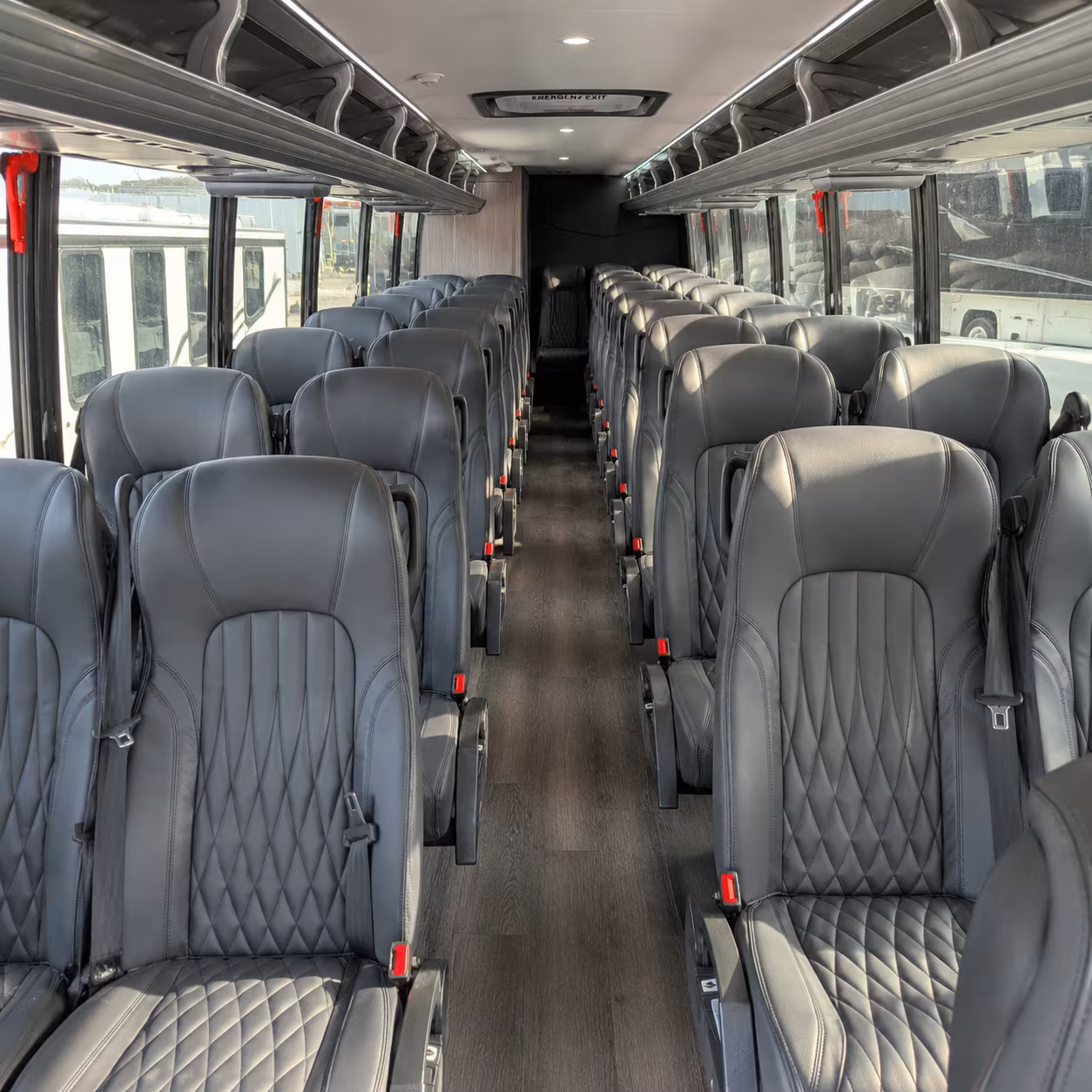 longmont 30 passenger minibus interior