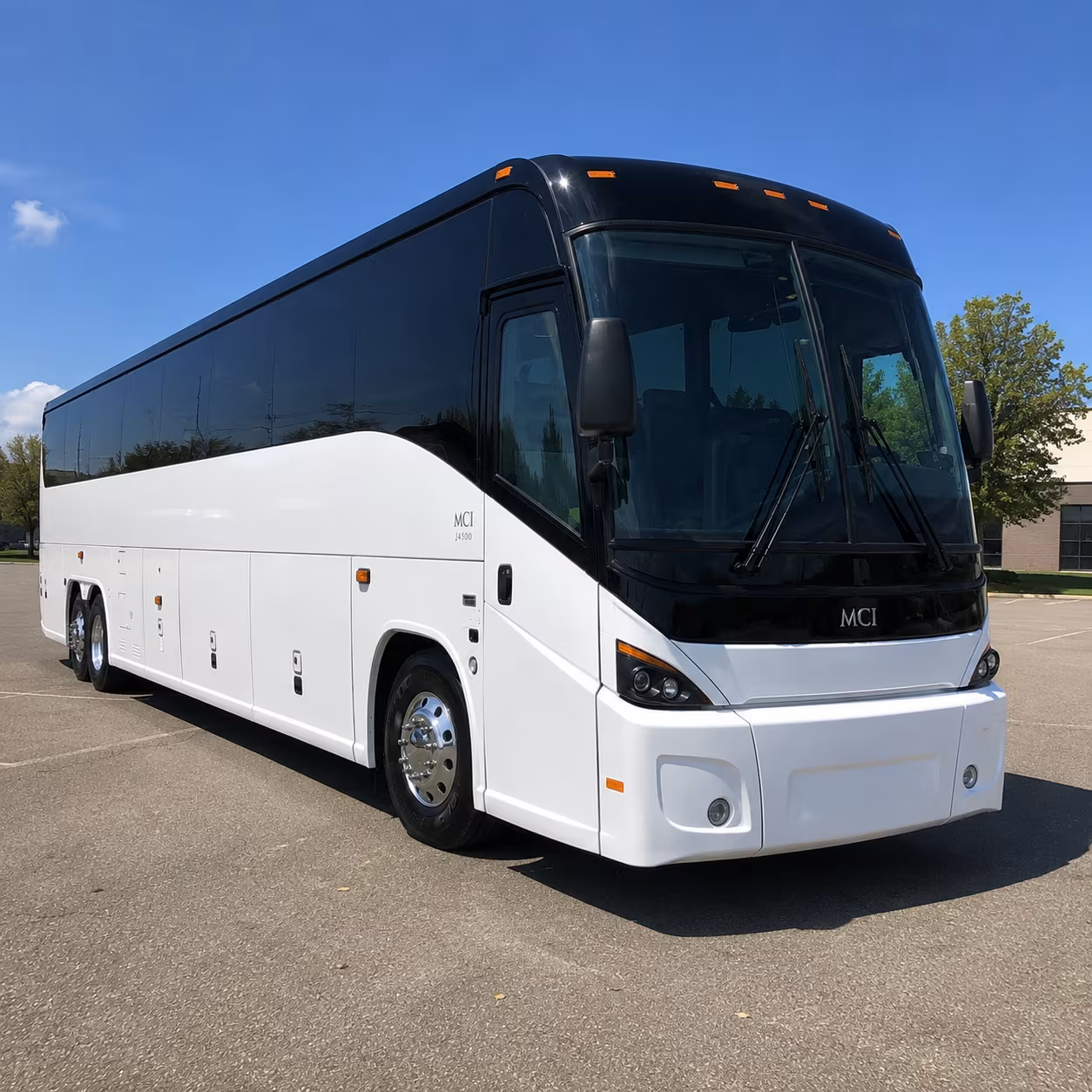 longmont 45 passenger charter bus