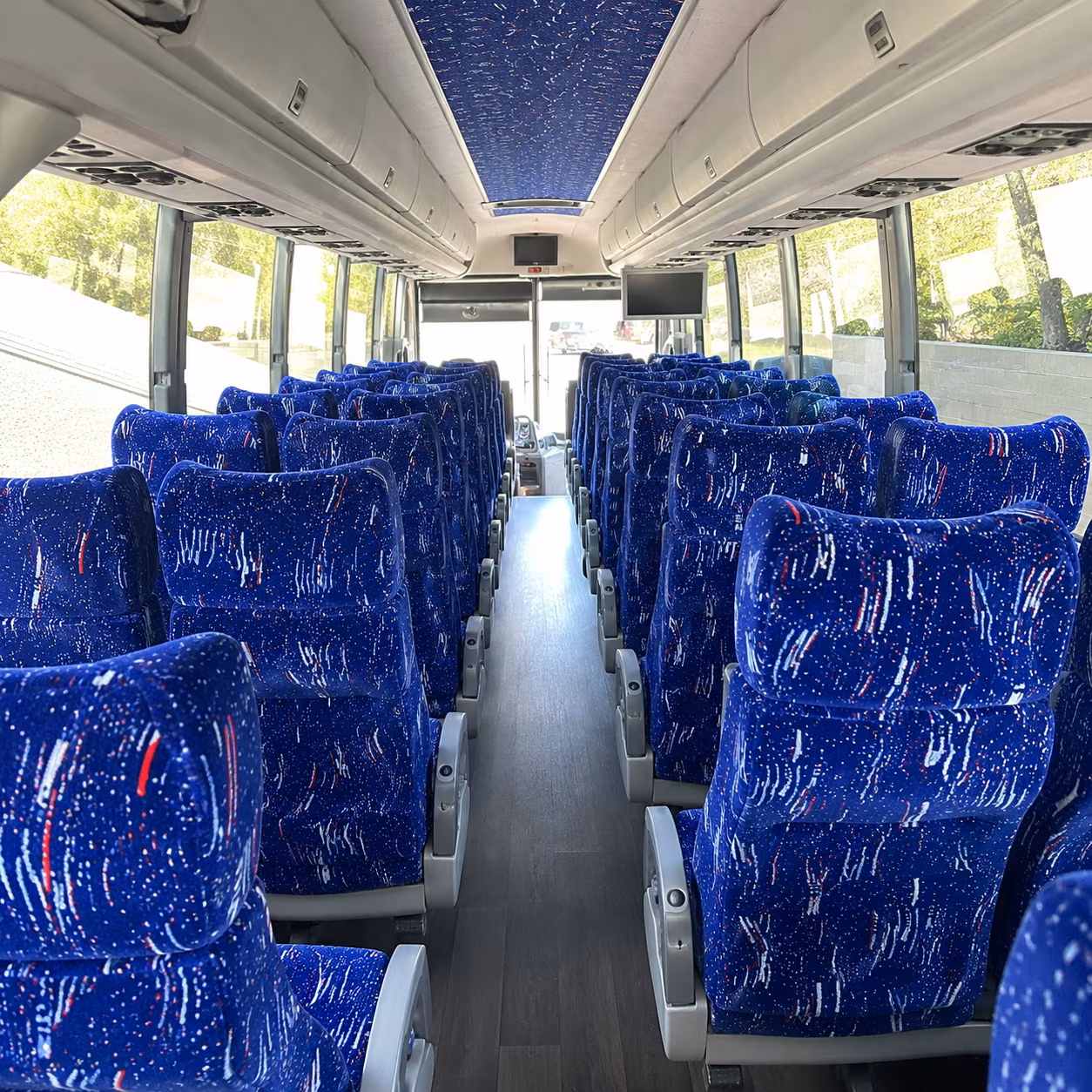 longmont 50 passenger charter bus interior