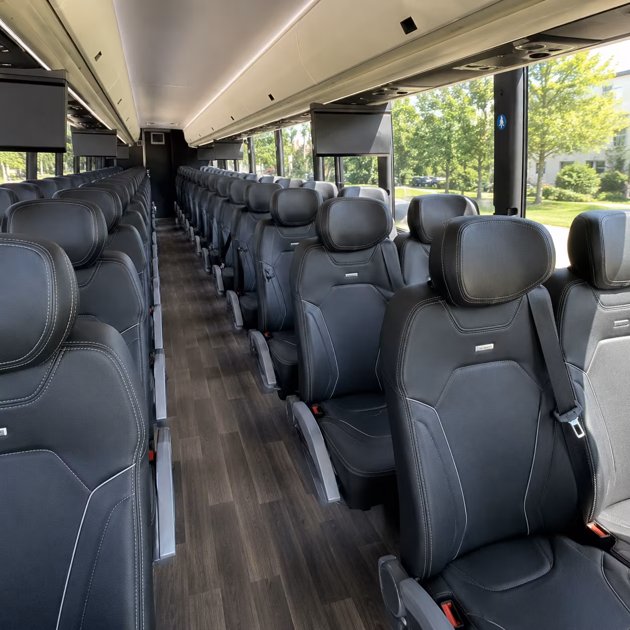 longmont charter bus inside