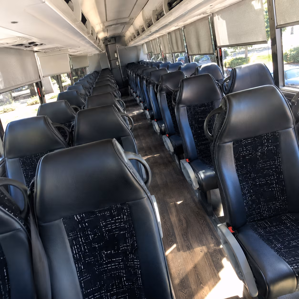 longmont charter bus interior