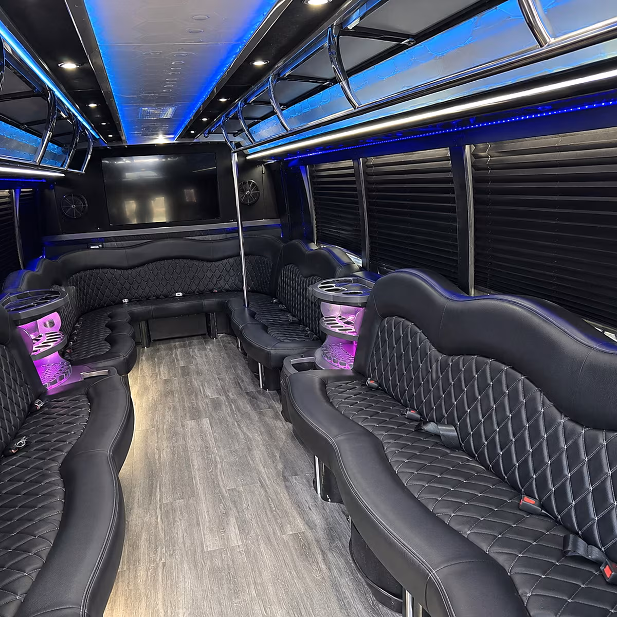 longmont party bus inside