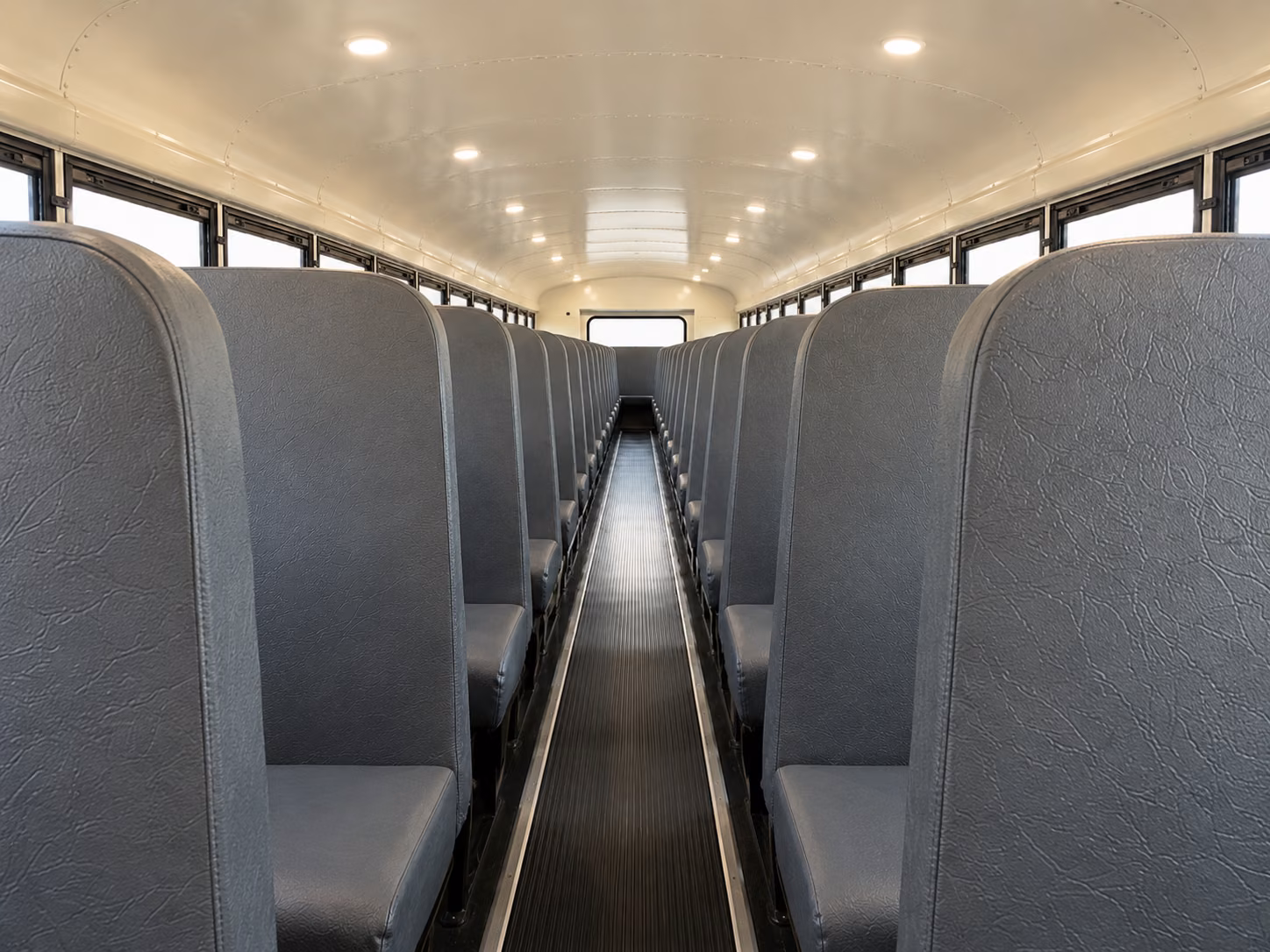 longmont school bus inside