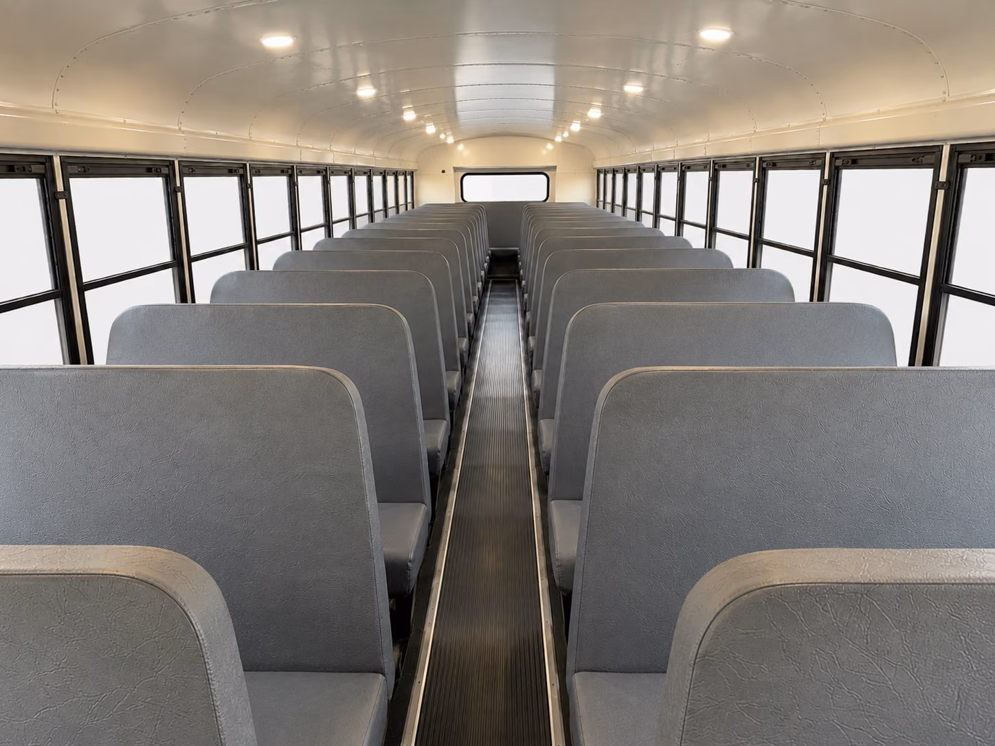 longmont school bus interior