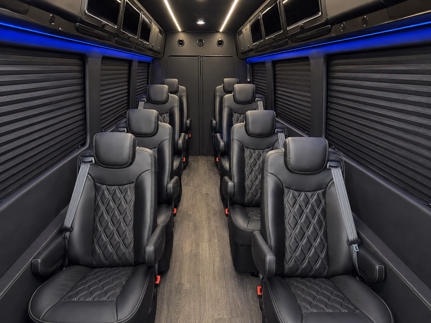 longmont sprinter van with driver inside