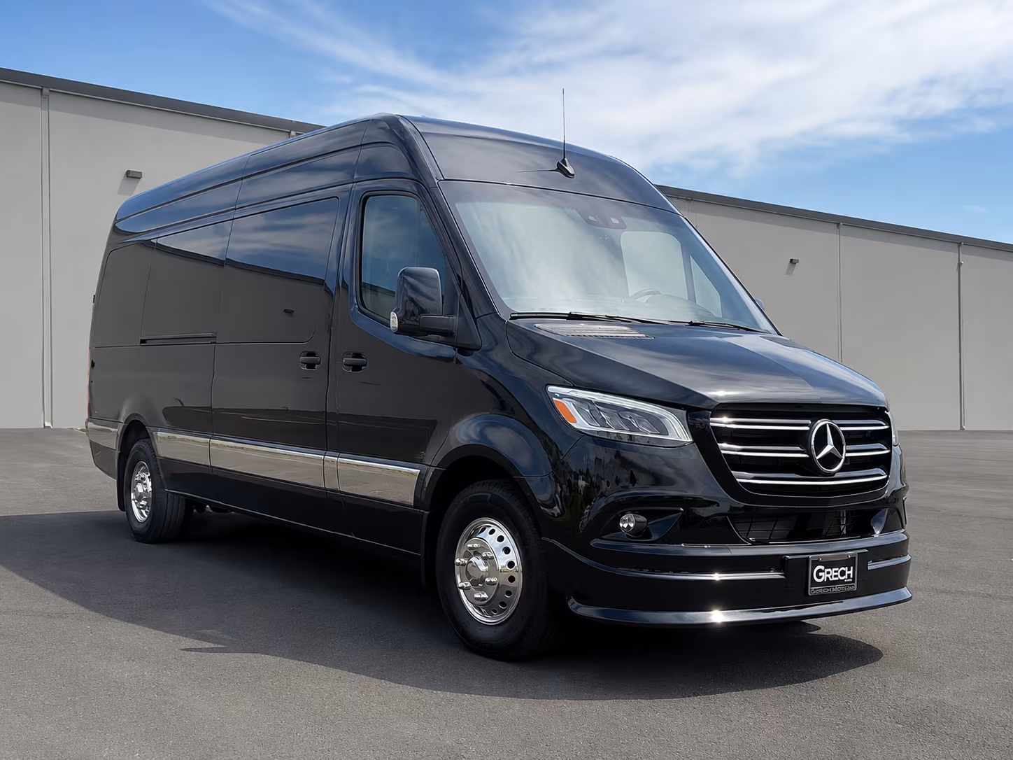 longmont sprinter van with driver